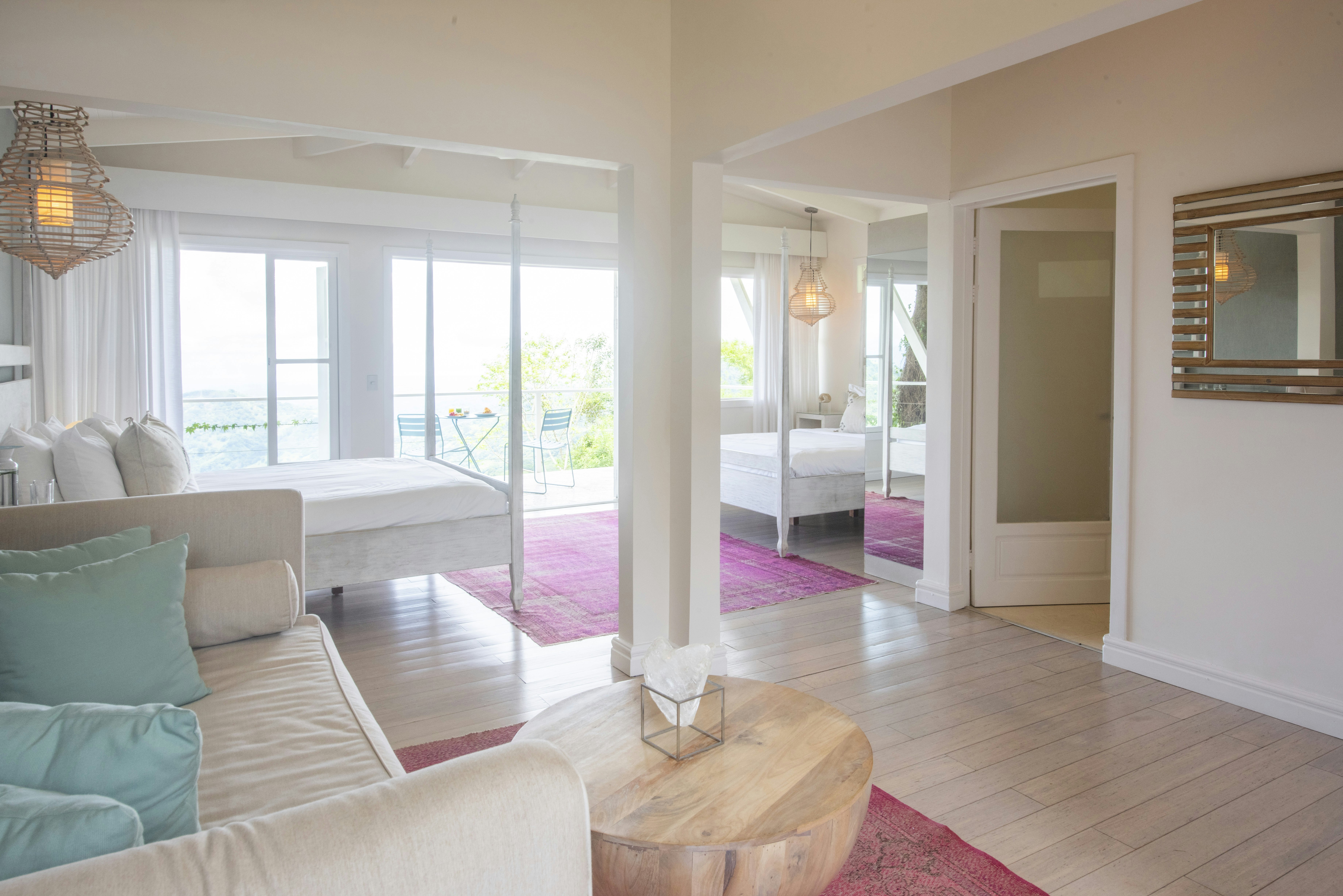 Premium Room 2 Queen Beds - Living Area