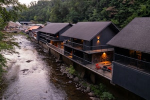 Exterior Aerial River View