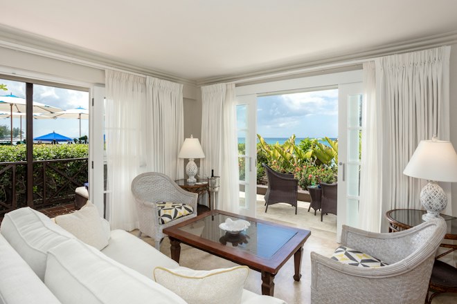 One Bedroom Oceanfront Suite - Living Area