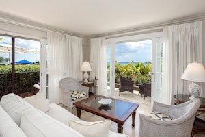 One Bedroom Oceanfront Suite - Living Area