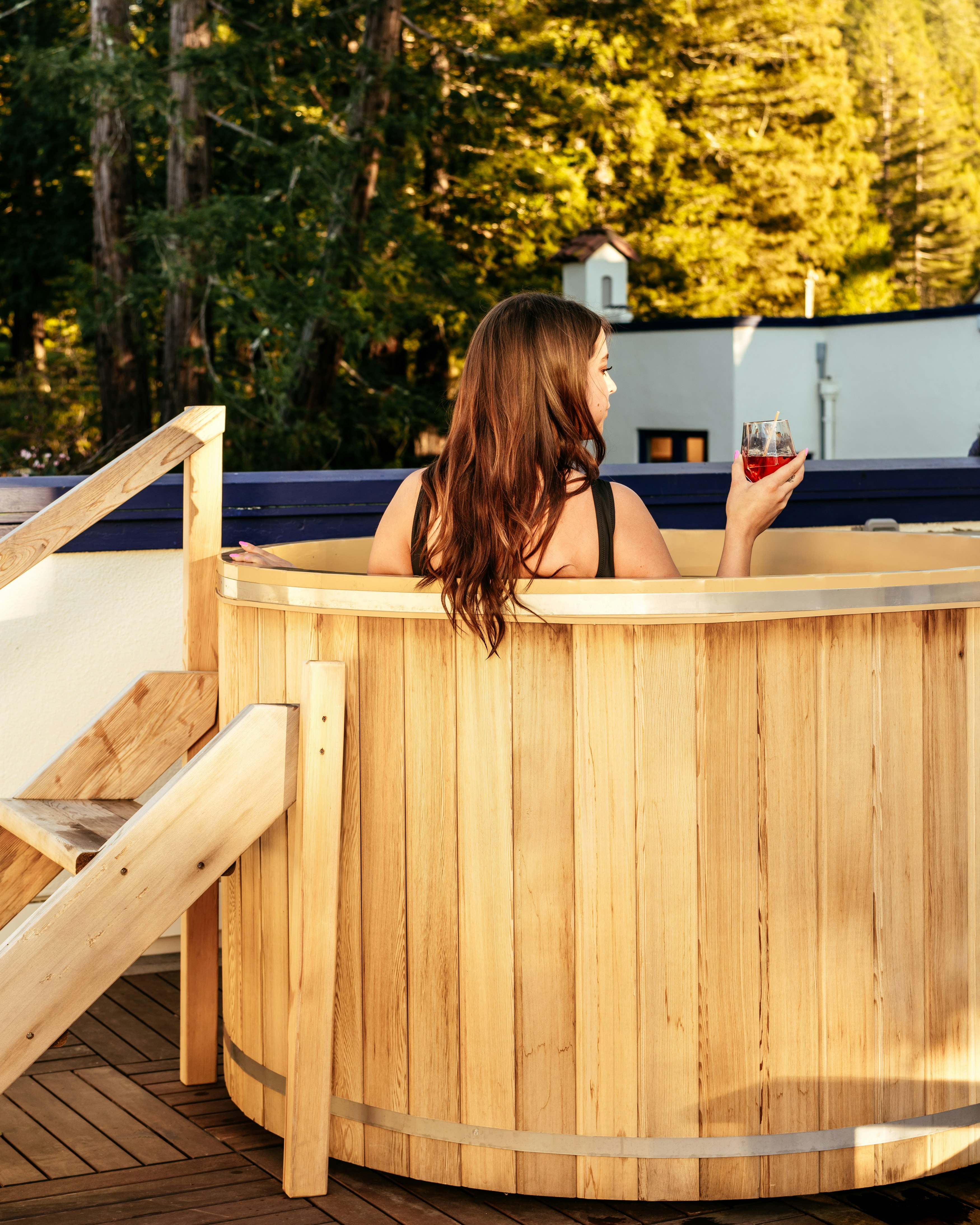 Cazadero Premier King Cedar Hot Tub - Room 27