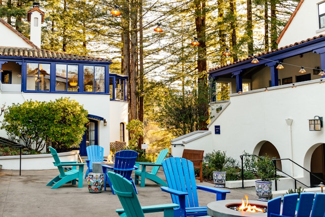 Courtyard with Fire Pits