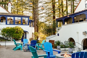 Courtyard with Fire Pits