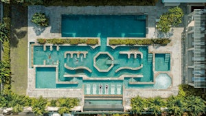 Bird's Eye View of Thalasso Pool