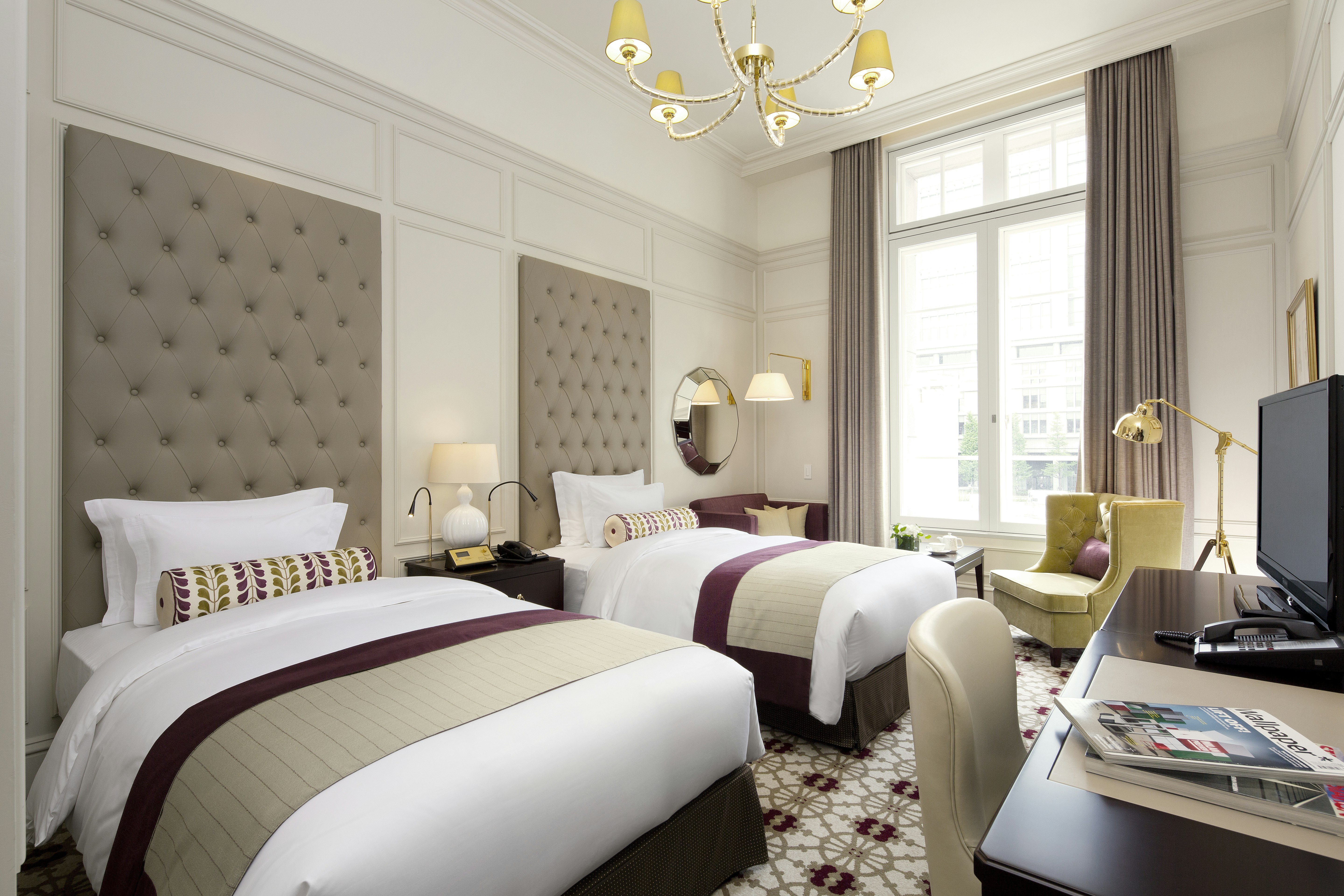 Palace Side Deluxe Twin Room - Bedroom