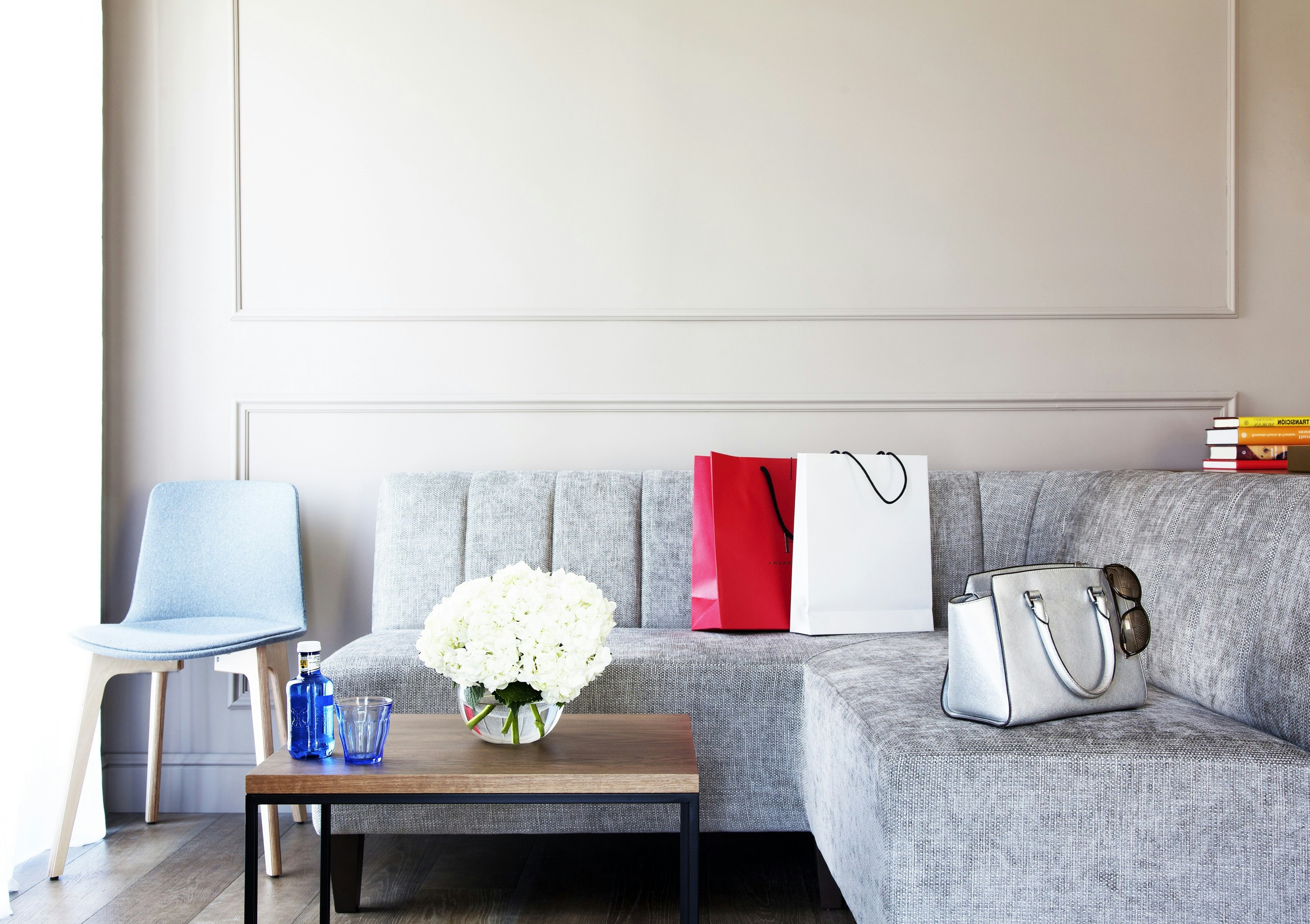 Sitting area in room