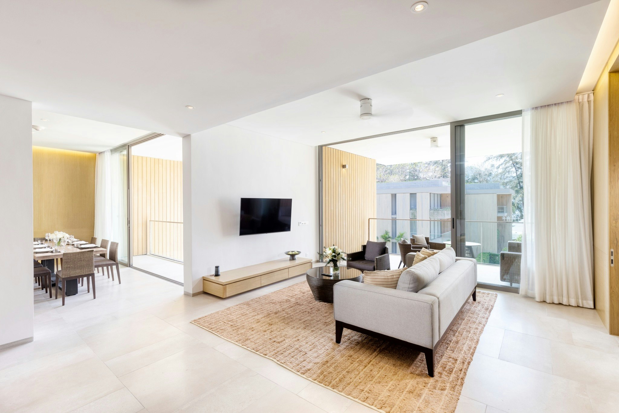 Azure Seaview Pool Penthouse - Living Area