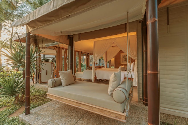 Beach Pool Tent - Outdoor Swing