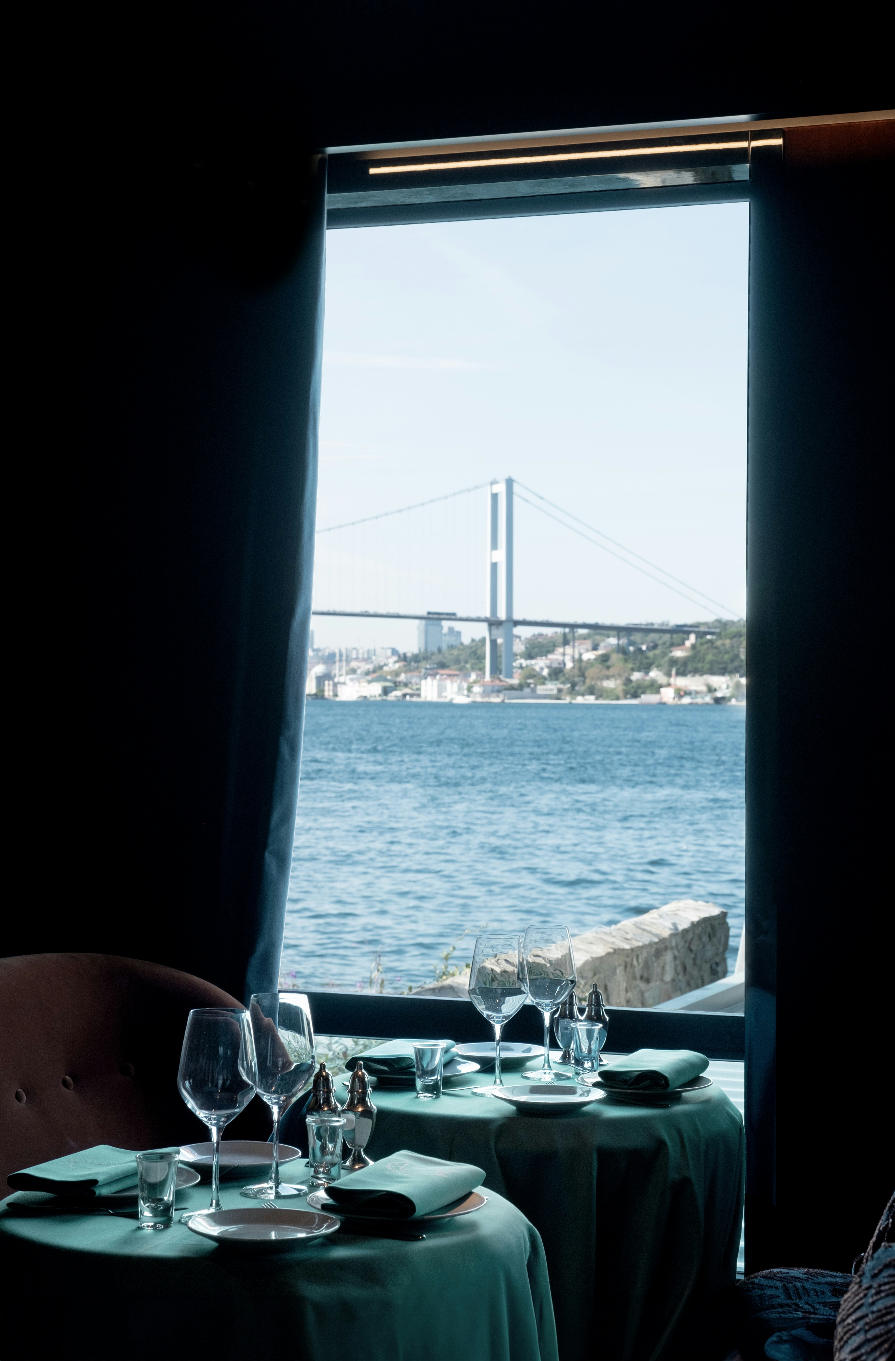 Bosphorus View from Caviar Kaspia