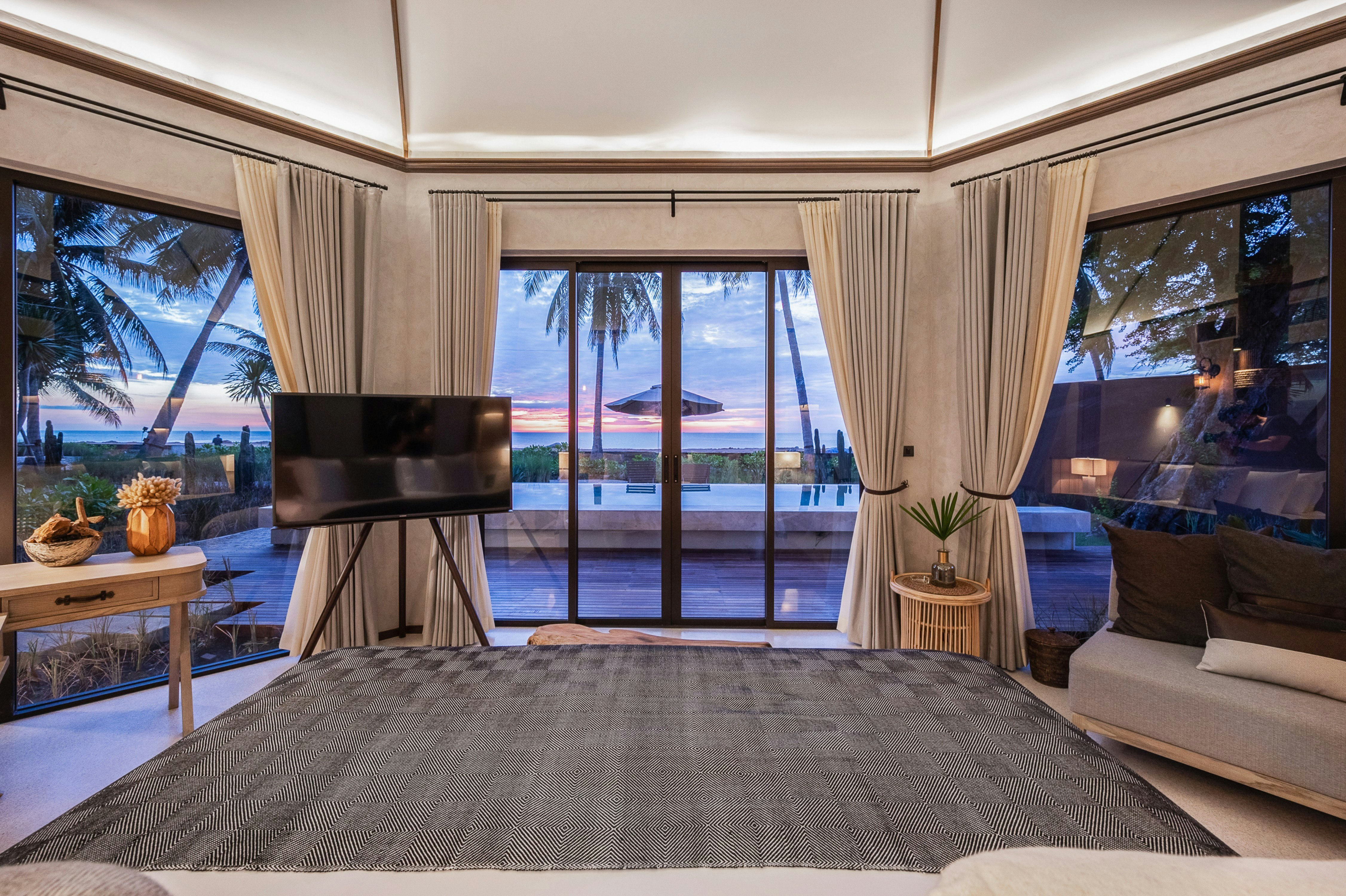 Pool Villa Beachfront - Bedroom