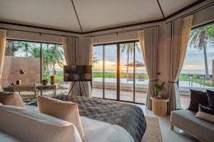 Pool Villa Beachfront - Bedroom