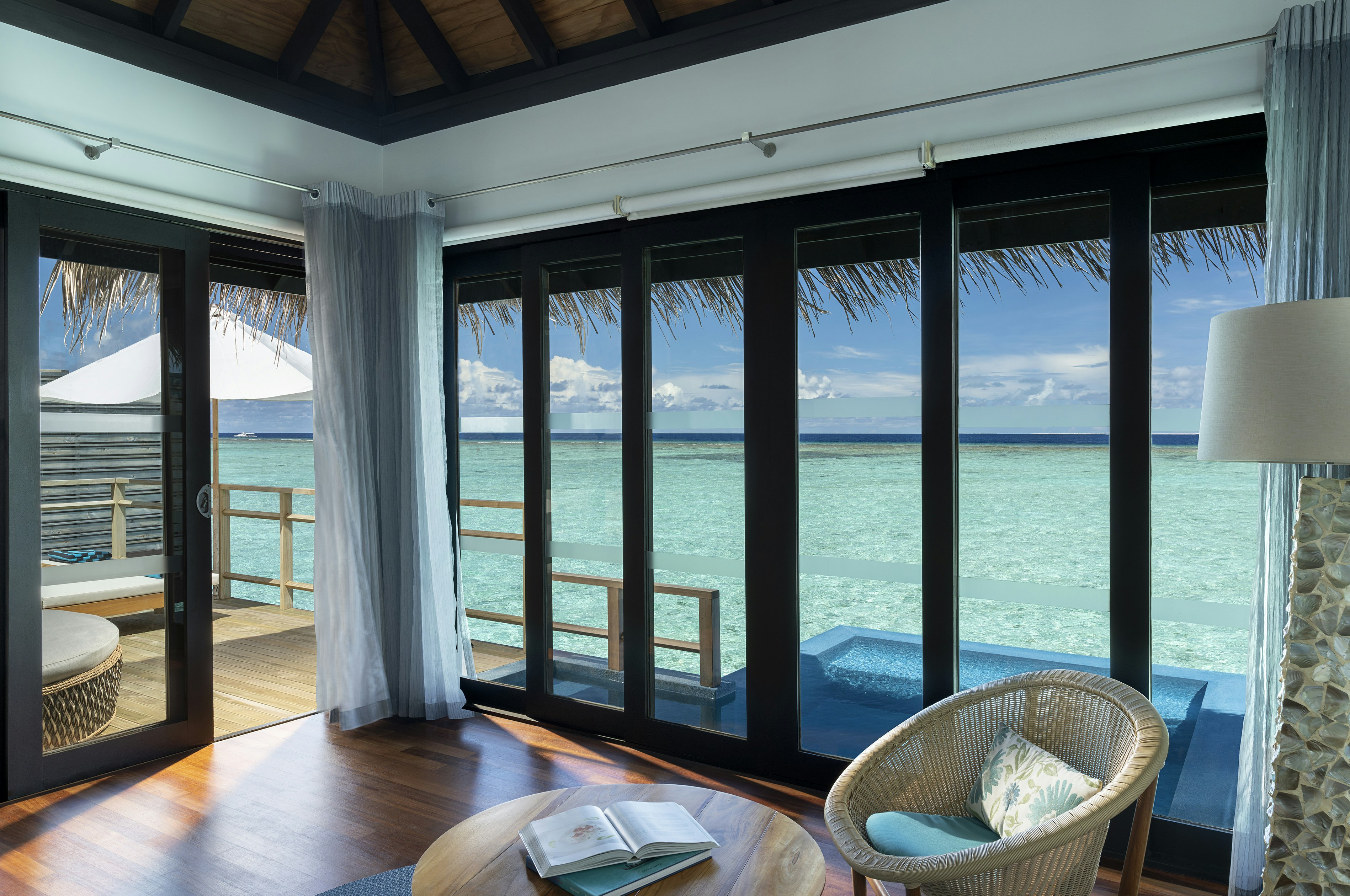 Water Villa with Pool - Living Area