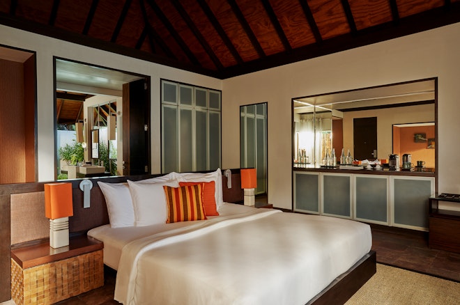 Beach Villa with Pool - Bedroom