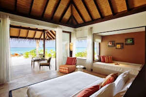 Beach Villa with Pool - Bedroom