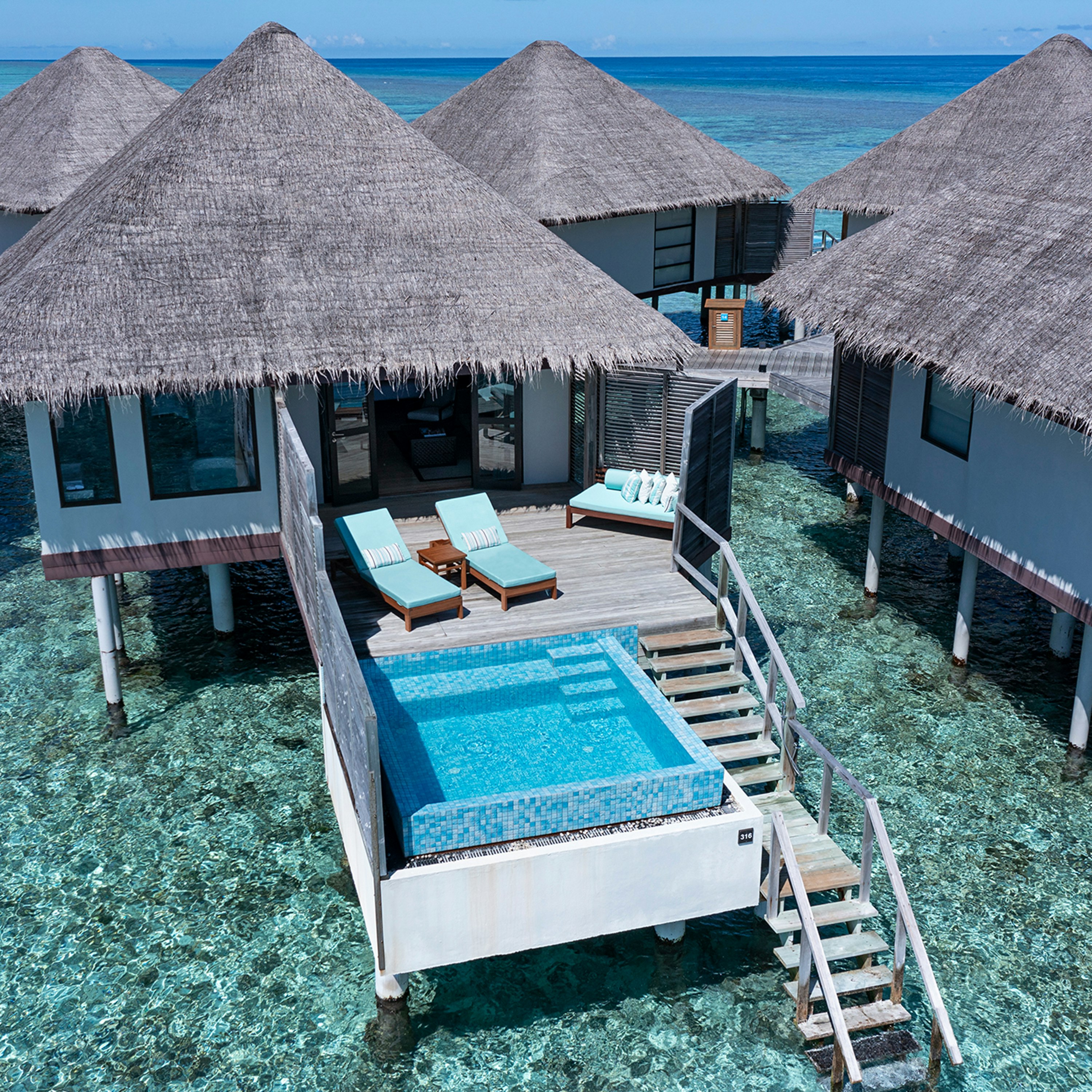 Water Bungalow with Pool - Exterior