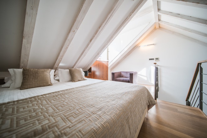 Superior Double Room Villa Dobric Bed