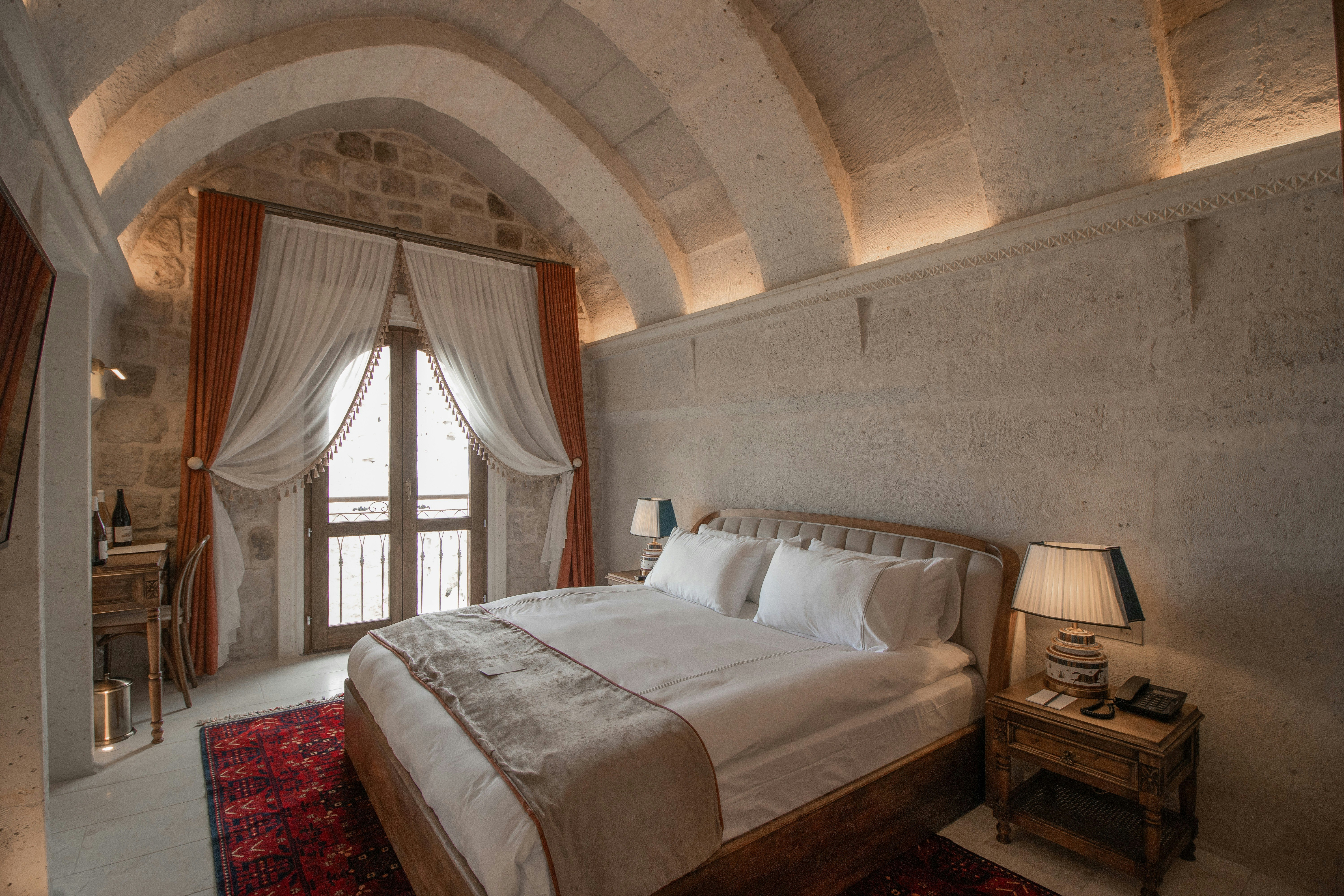 Stone Arched Luxury Suite - Bedroom