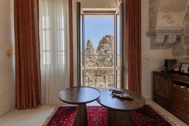 Stone Arched Private Suite - Living Area