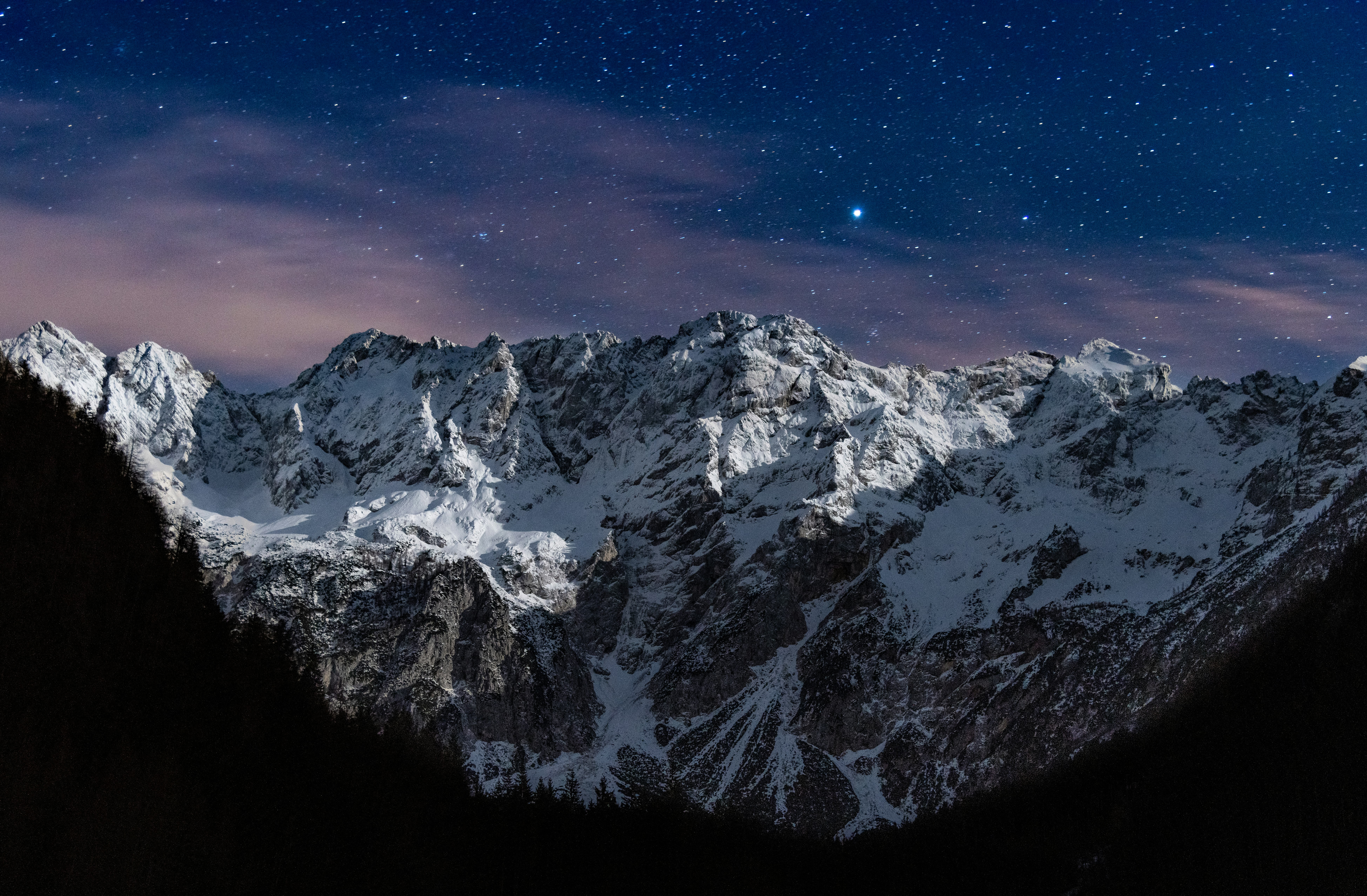 Starry Sky Above The Vila Planinka Photo Ales Frelih