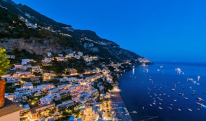 View from Rooftop - Positano By Night