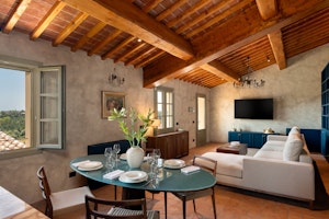 Castelforno Private Apartment Suite with Terrace - Living Area