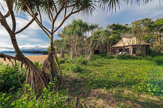 Tented Beach Villa Exterior