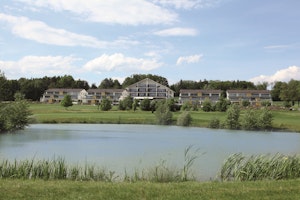 Hotel Exterior in Summer
