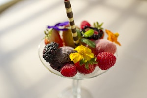 Trio of Sorbets at Circa 1886 Restaurant