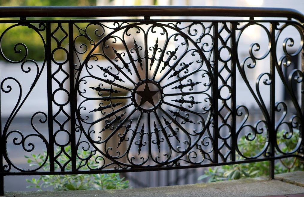 Original wrought iron work
