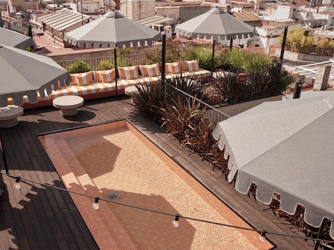 Rooftop pool
