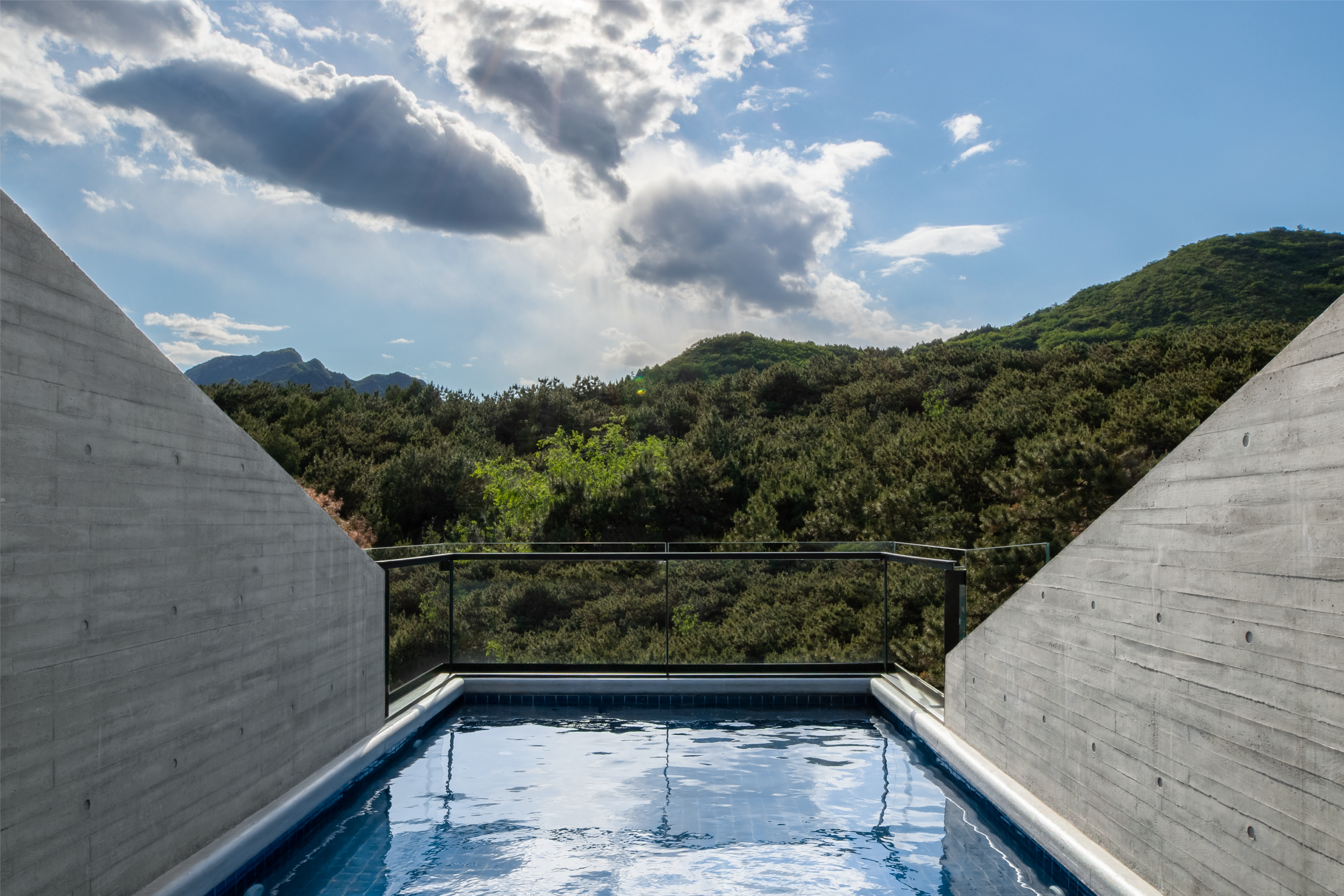 Outdoor Hot Spring Mountain