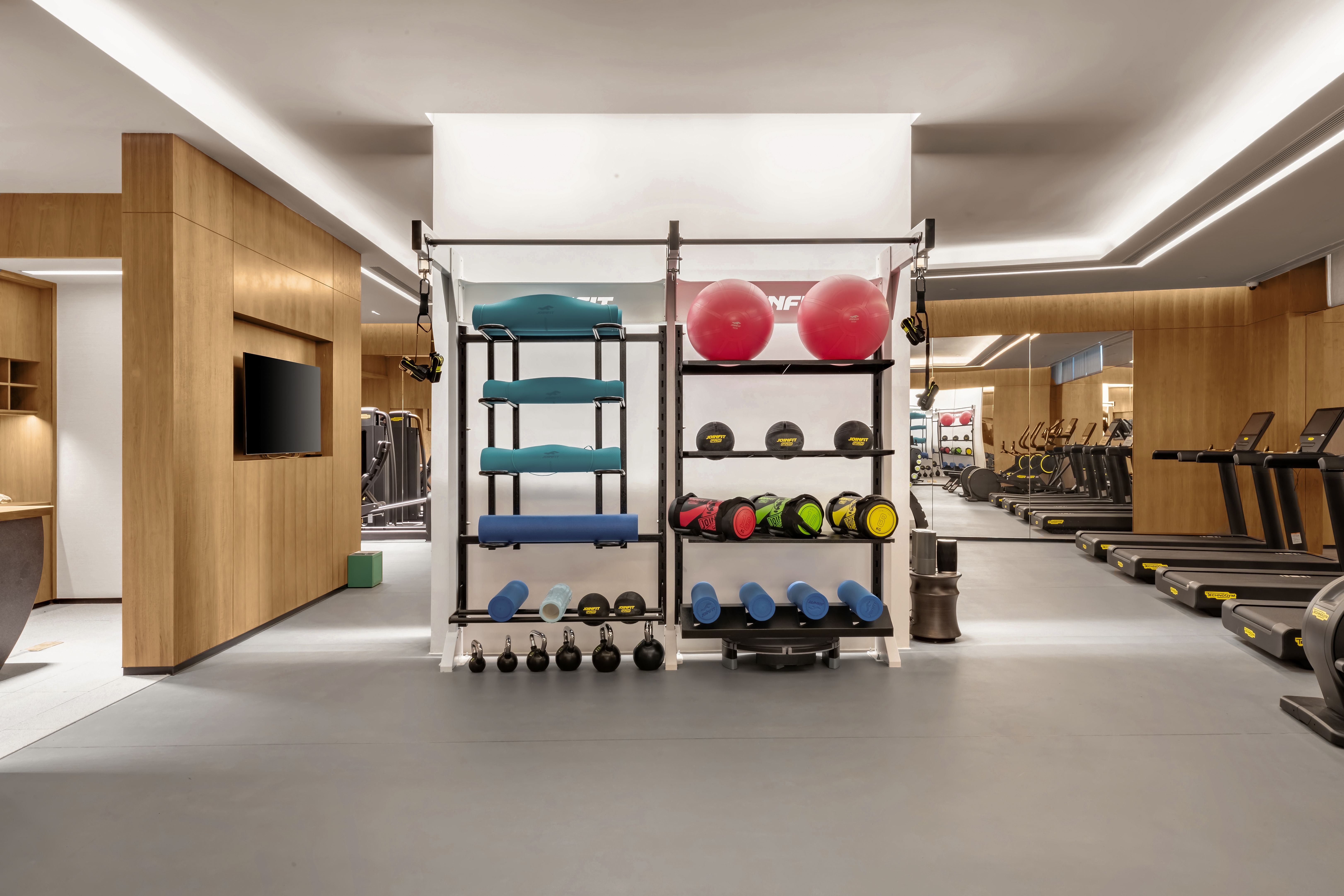 Gym Interior Scene