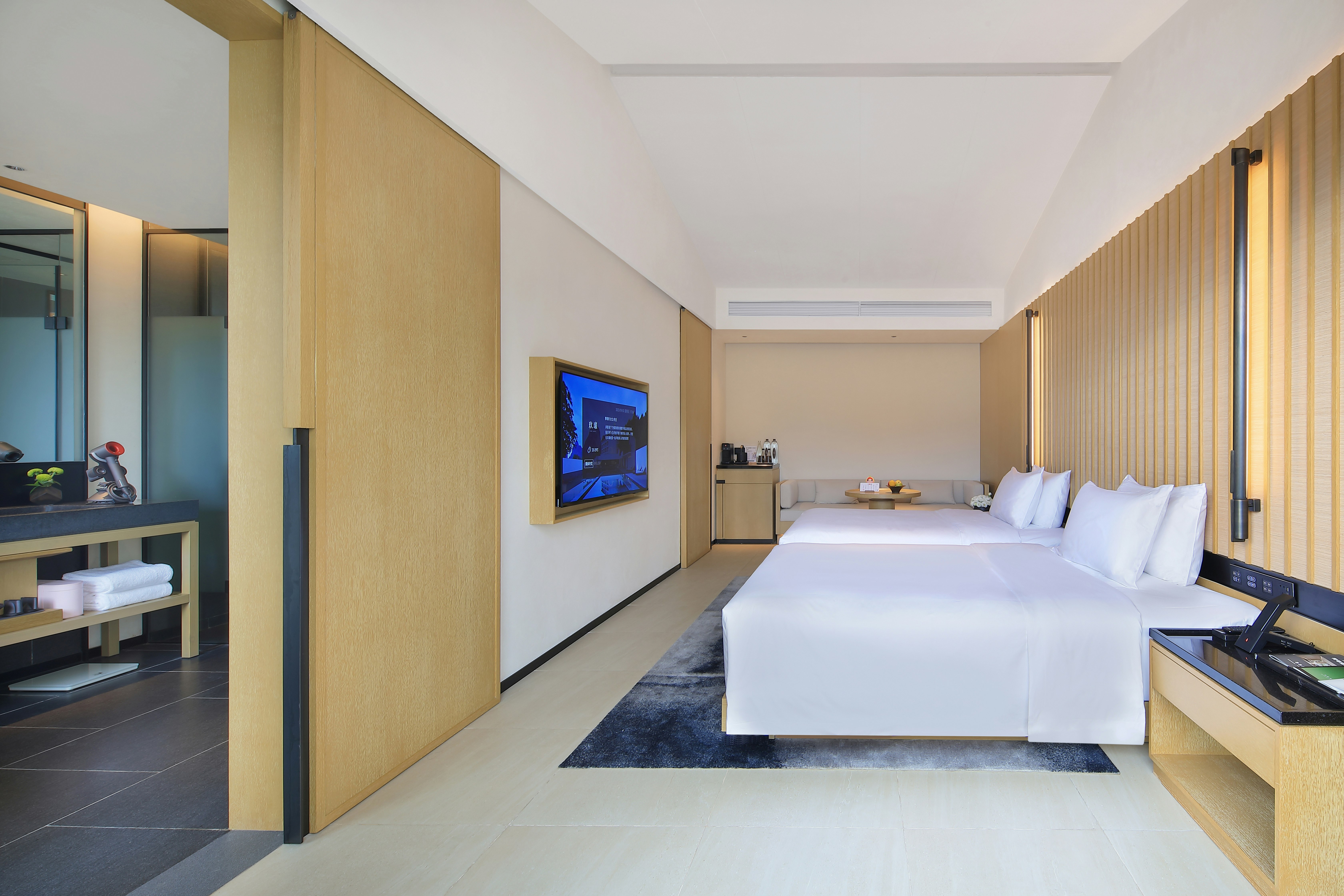 Courtyard Twin Room Interior