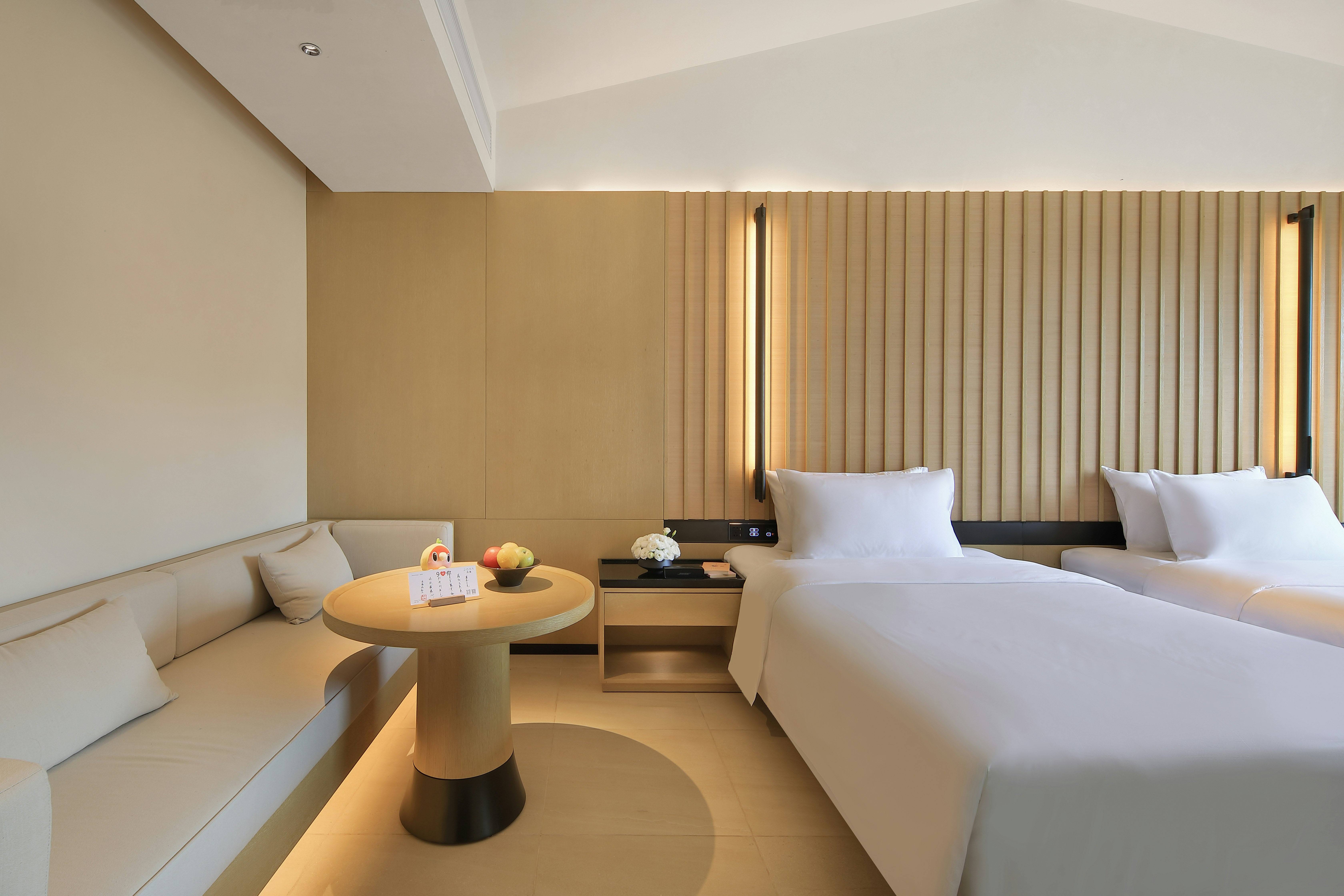 Courtyard Twin Room Seating Area