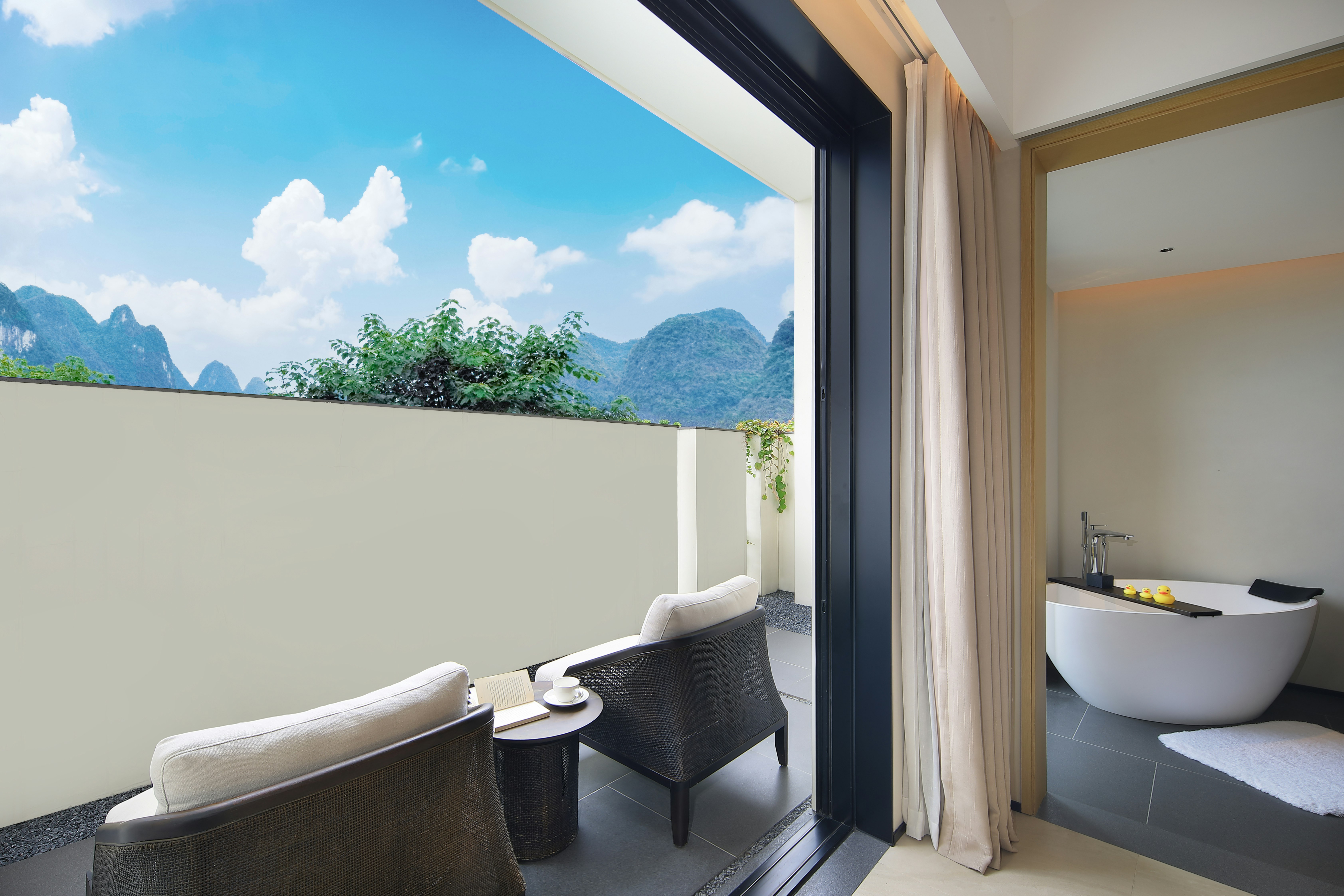 Courtyard Family Room View