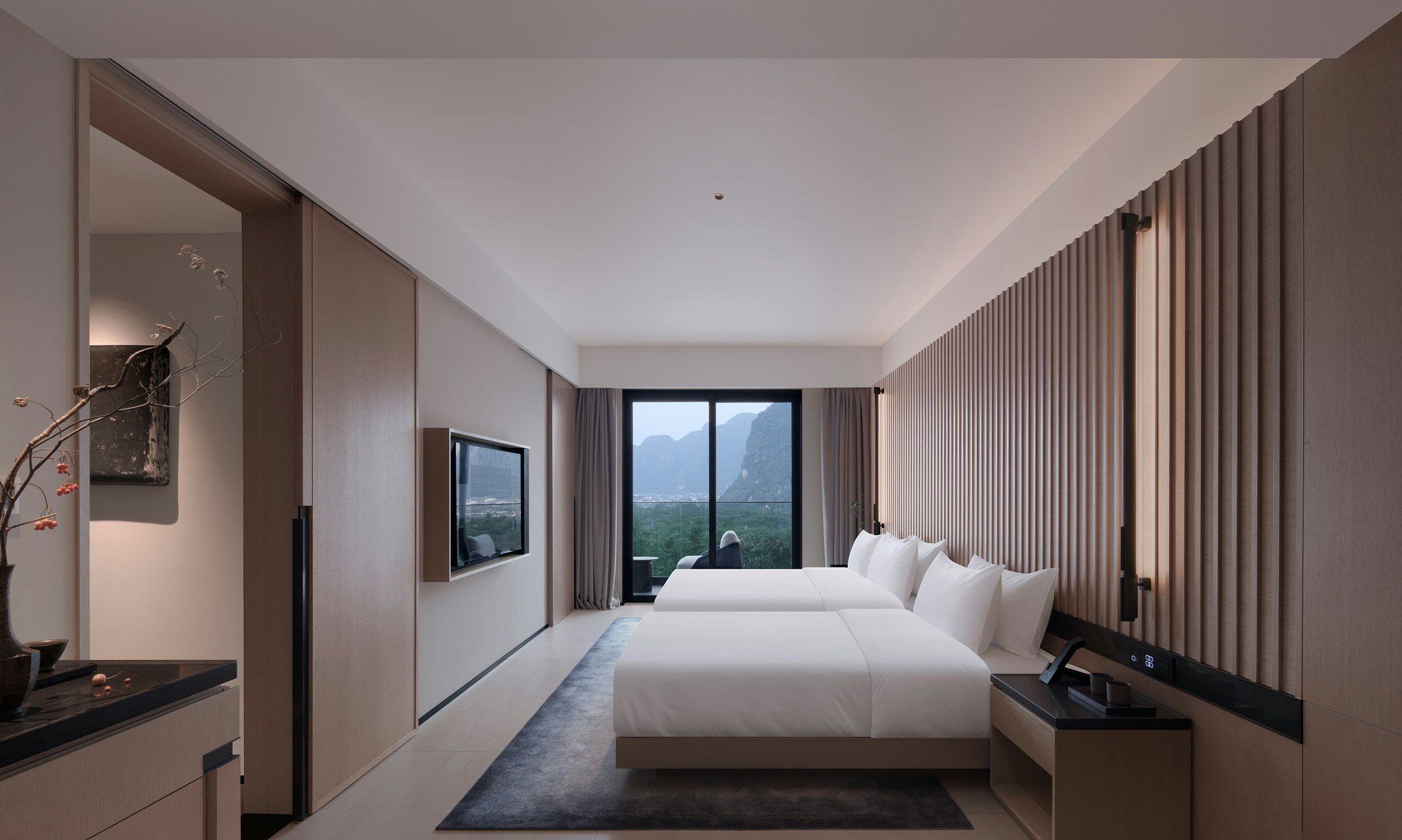 Family Room With Mountain View