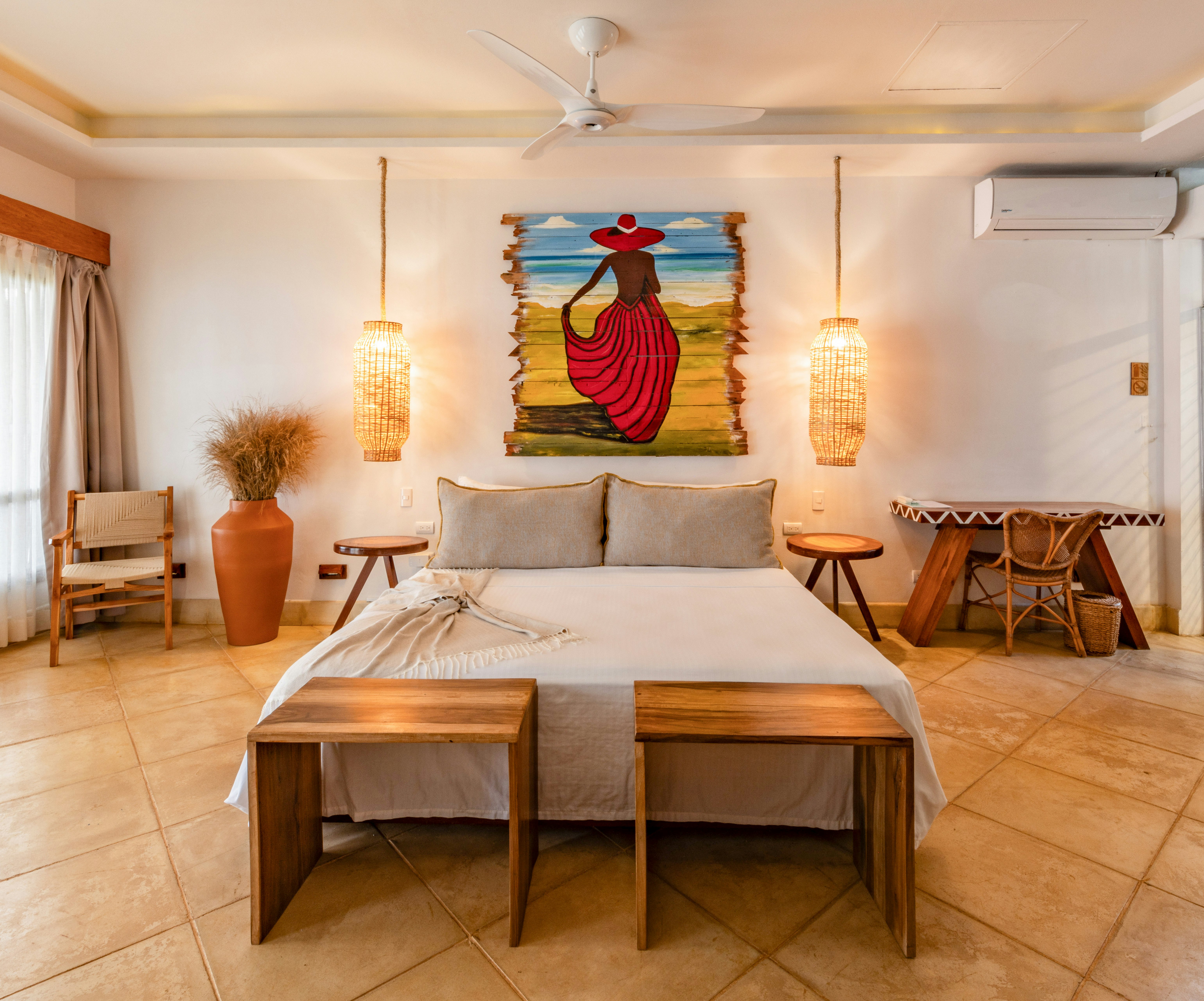 Classic Casita bed and desk