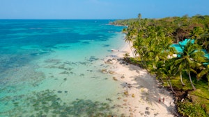 Aerial View Of Beach