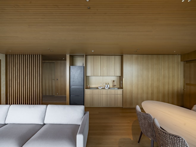 Shigeru Ban Royal Suite - Living Area