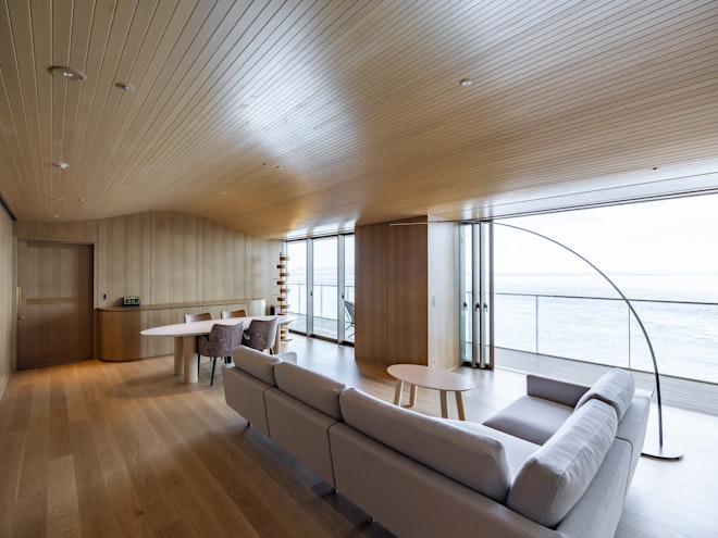 Shigeru Ban Royal Suite - Living Area