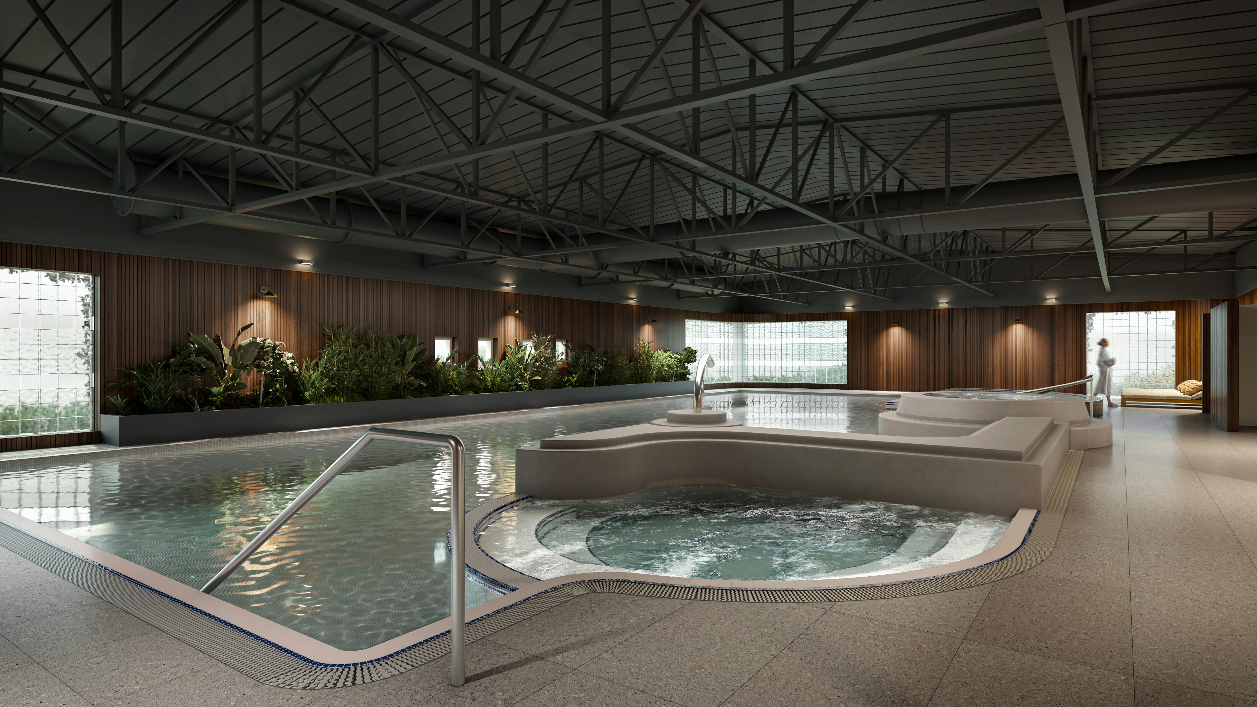 Indoor Pool and Jacuzzi