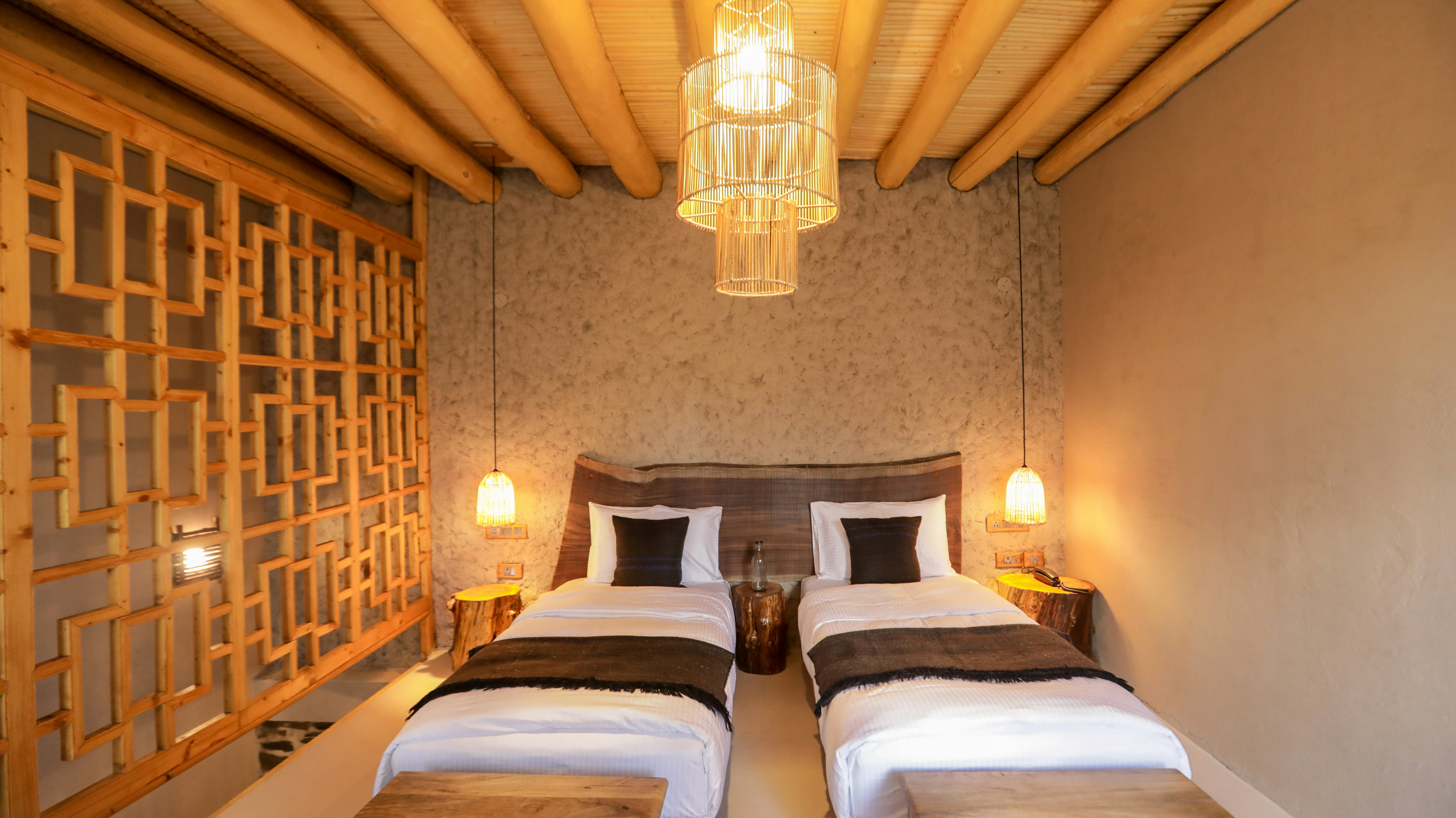 Twin Bed Duplex Villa - Bedroom