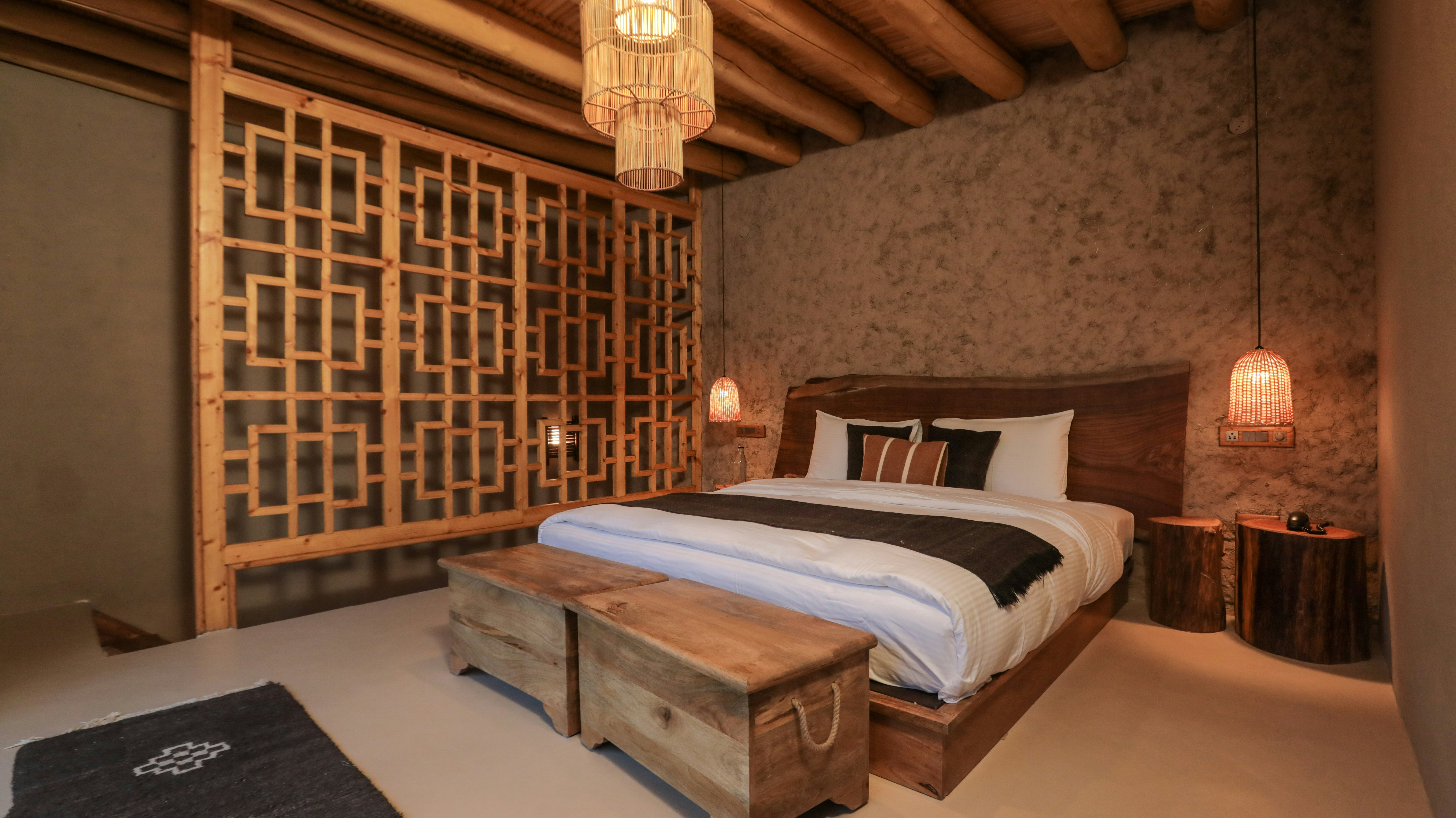 Double Bed Duplex Villa - Bedroom