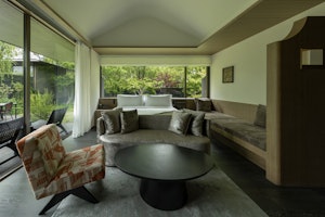 Courtyard Camping Pavilion B - Living Area