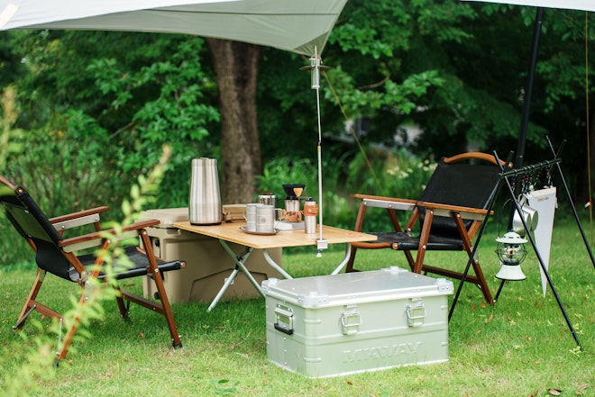 Deluxe Courtyard Camping Suite - Outdoor Area