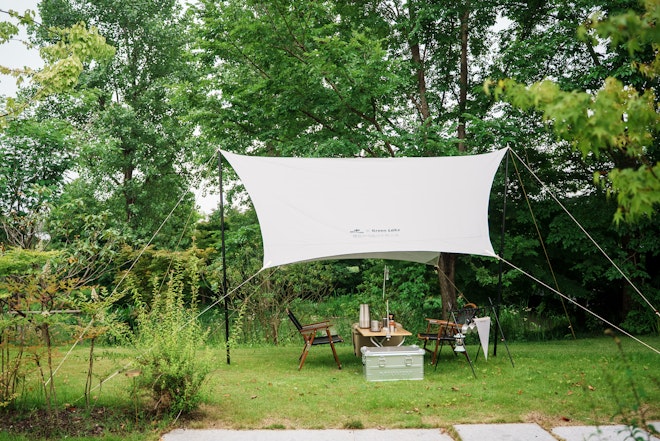 Deluxe Courtyard Camping Suite - Outdoor Area