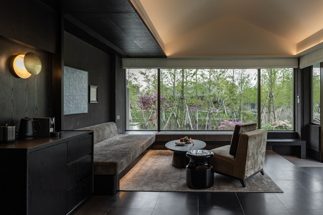 Courtyard Camping Pavilion A - Living Area