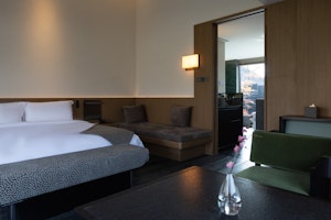 Deluxe Courtyard Camping King - Bedroom