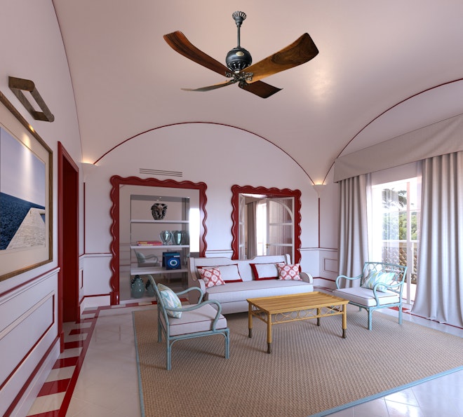 Queen Victoria Suite - Living Area