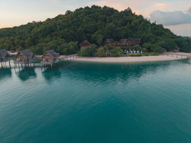Grand Lodge and Ovewater VIllas Aerial
